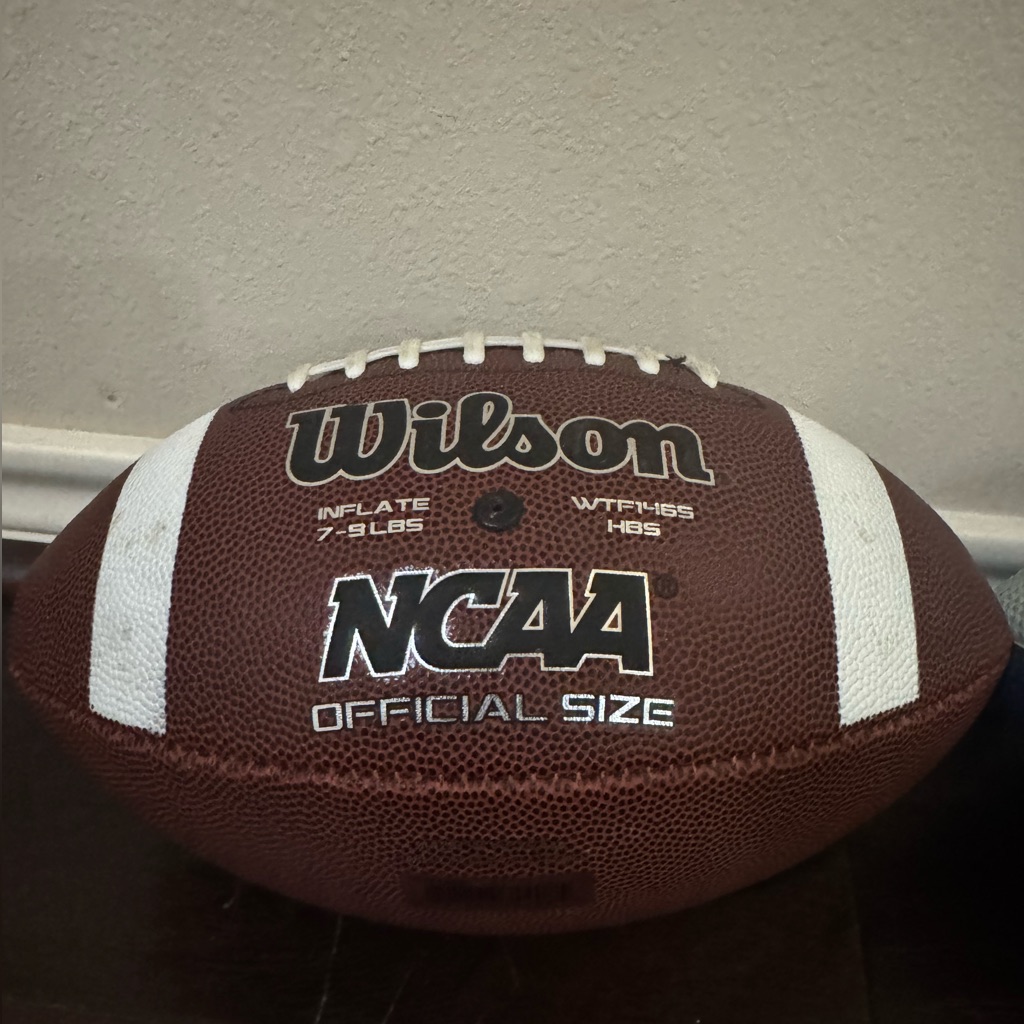 Wilson Brown And White Ncaa Football Wilson Brown And White Ncaa Football